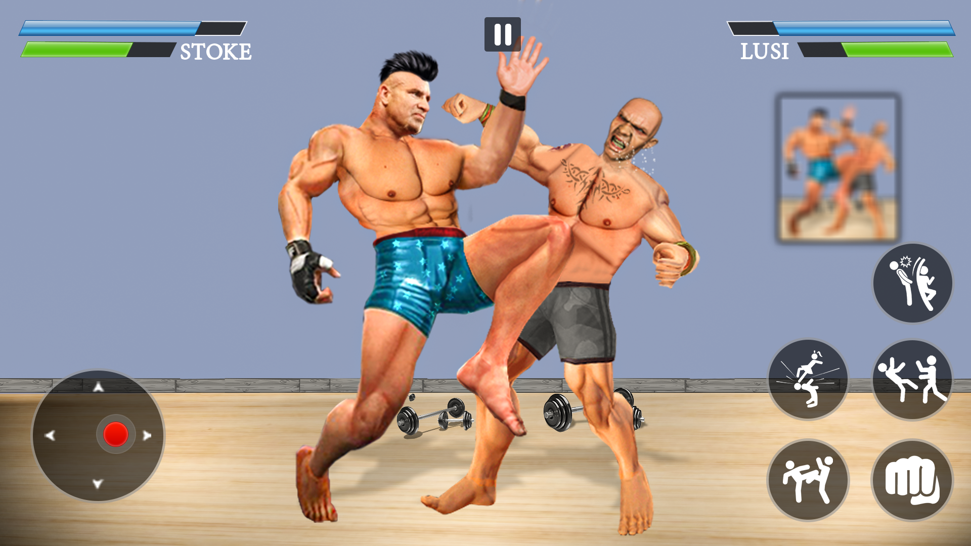 اسکرین شات 1 بازی Kung Fu Gym Fighting Games