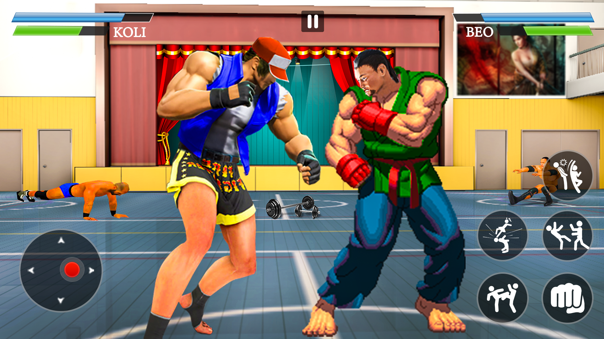 اسکرین شات 4 بازی Kung Fu Gym Fighting Games