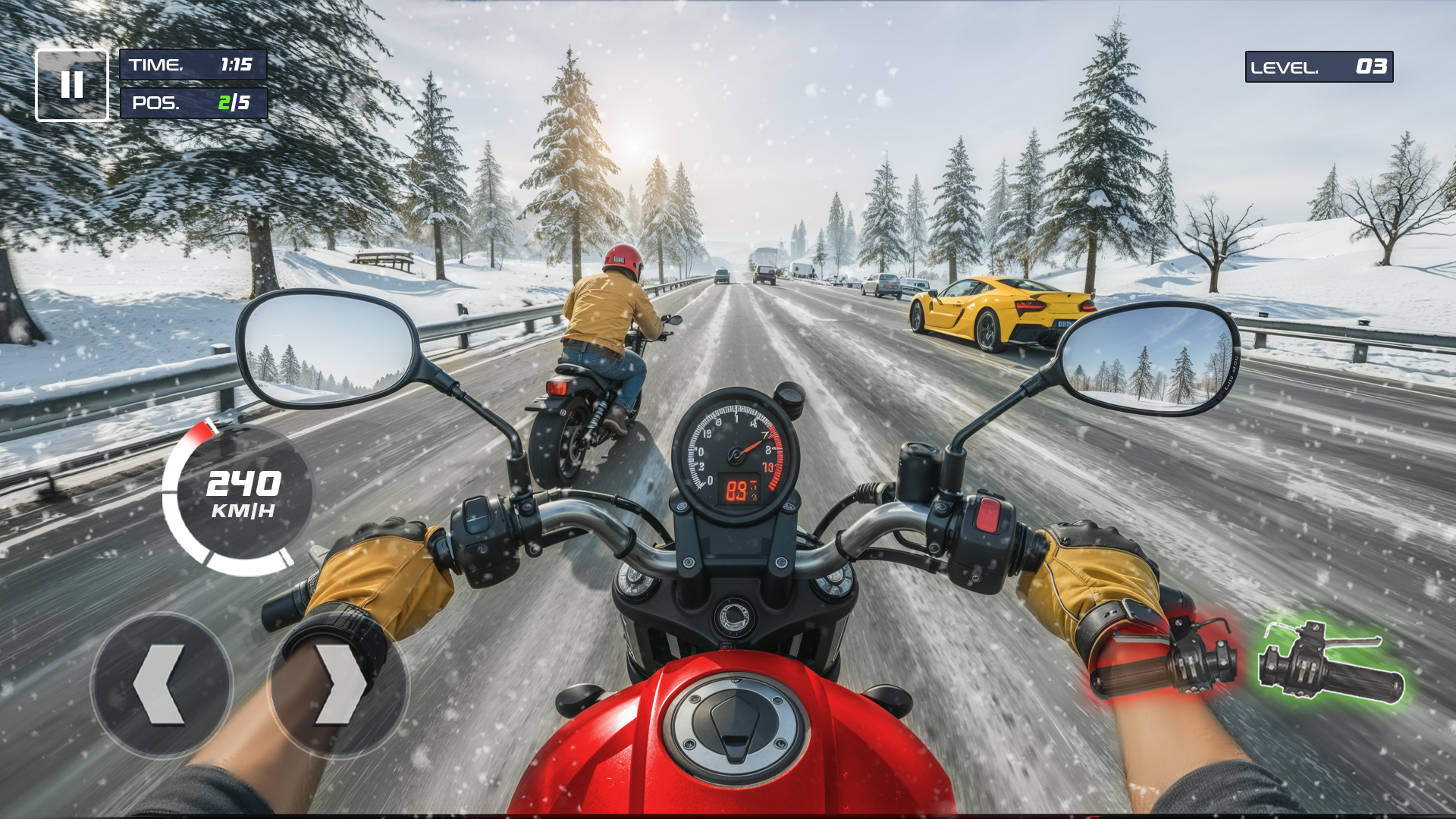 اسکرین شات 4 بازی Rider 3D: Bike Racing Games