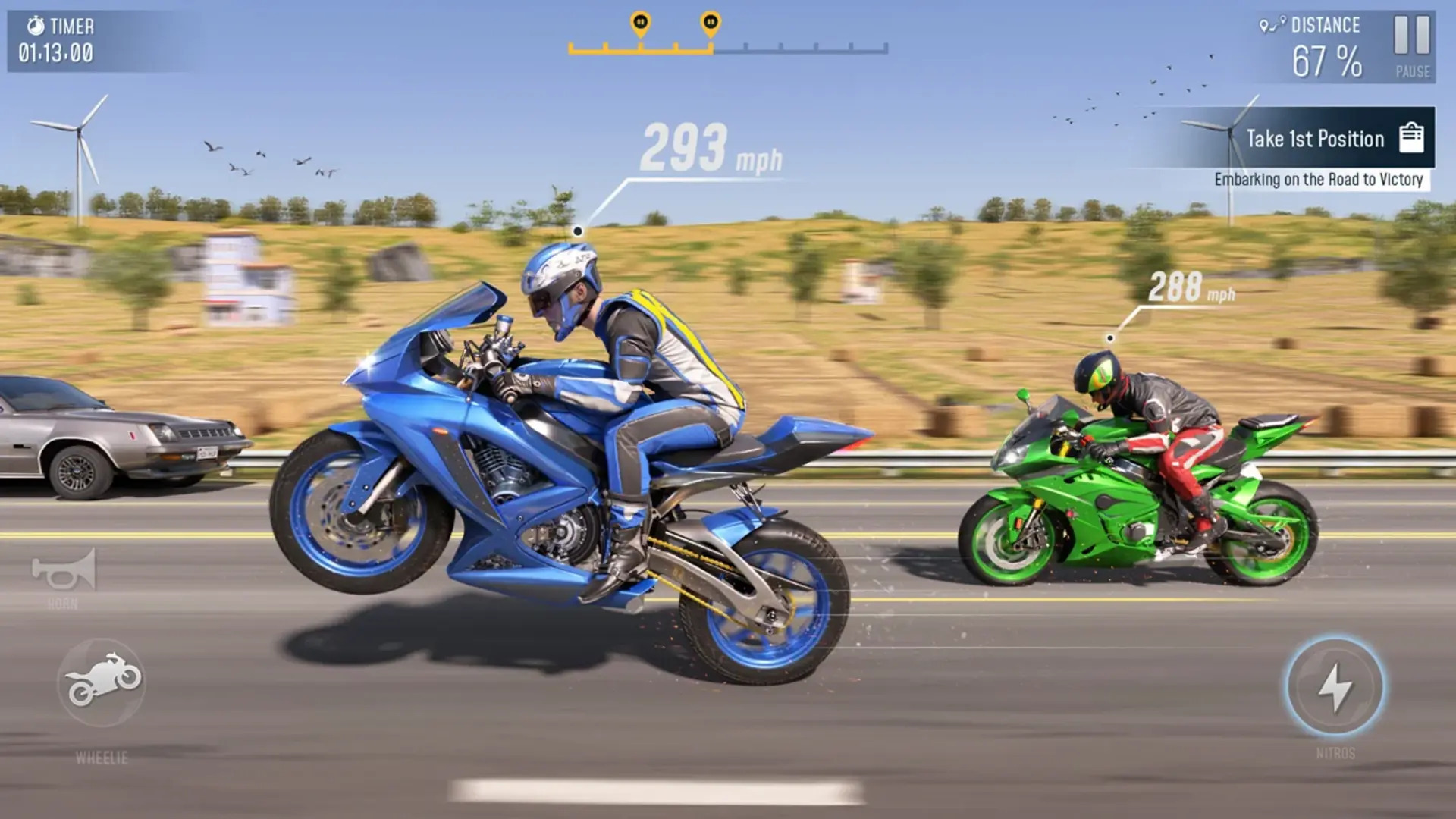 اسکرین شات 7 بازی Rider 3D Bike Racing Games