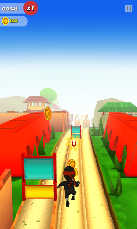 اسکرین شات 2 بازی Ninja Runner 3D