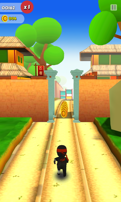 اسکرین شات 1 بازی Ninja Runner 3D