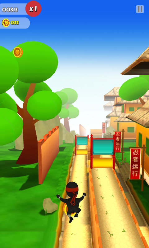اسکرین شات 4 بازی Ninja Runner 3D