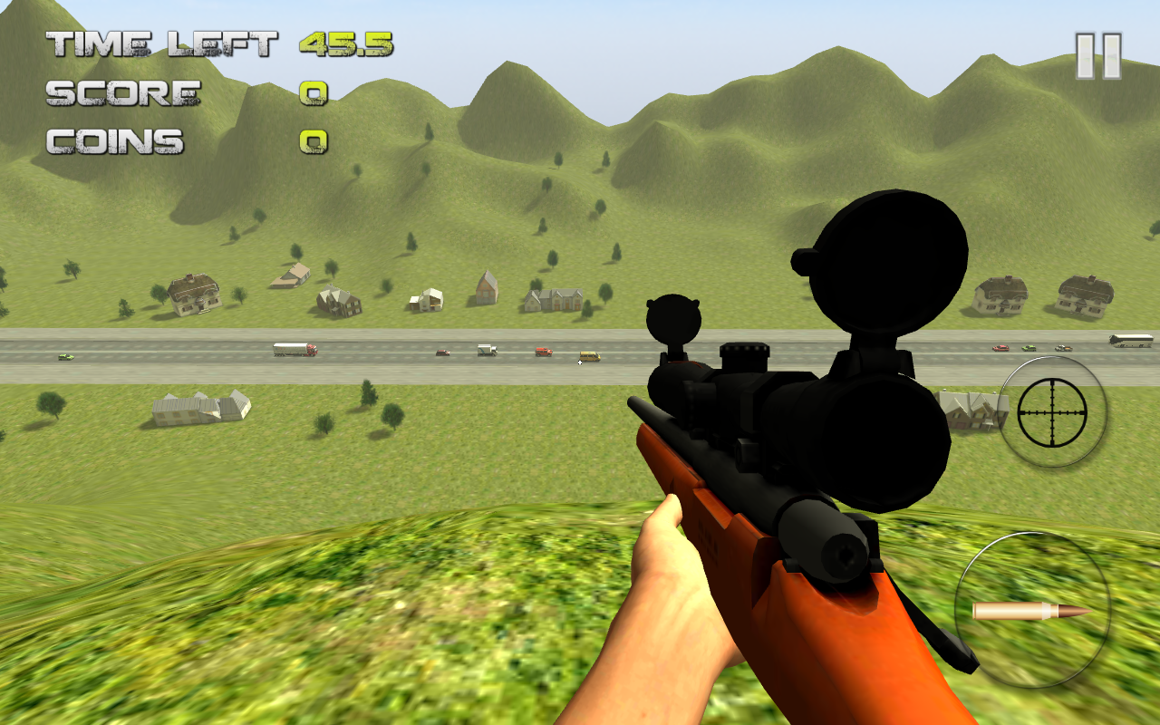 اسکرین شات 1 بازی Sniper: Traffic Hunter