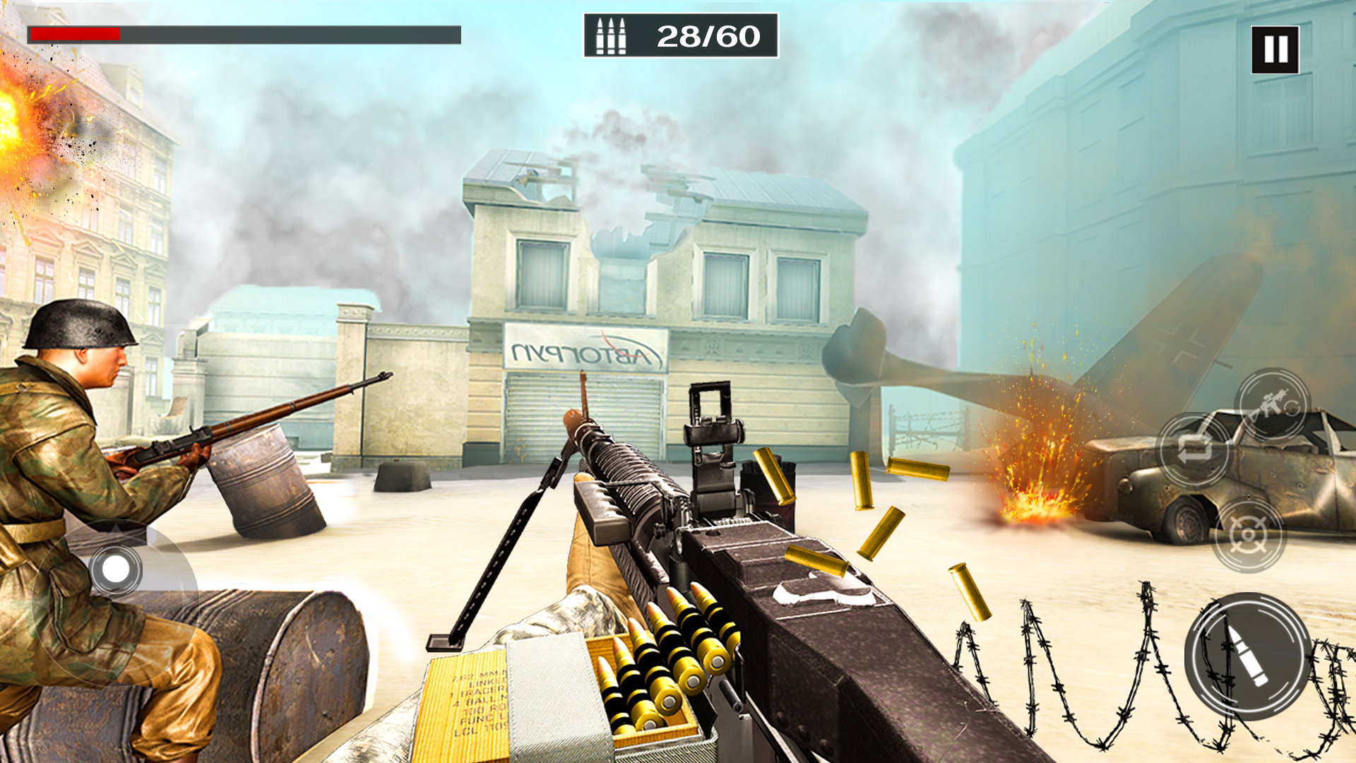 اسکرین شات 4 بازی World War Games - WW2 Missions
