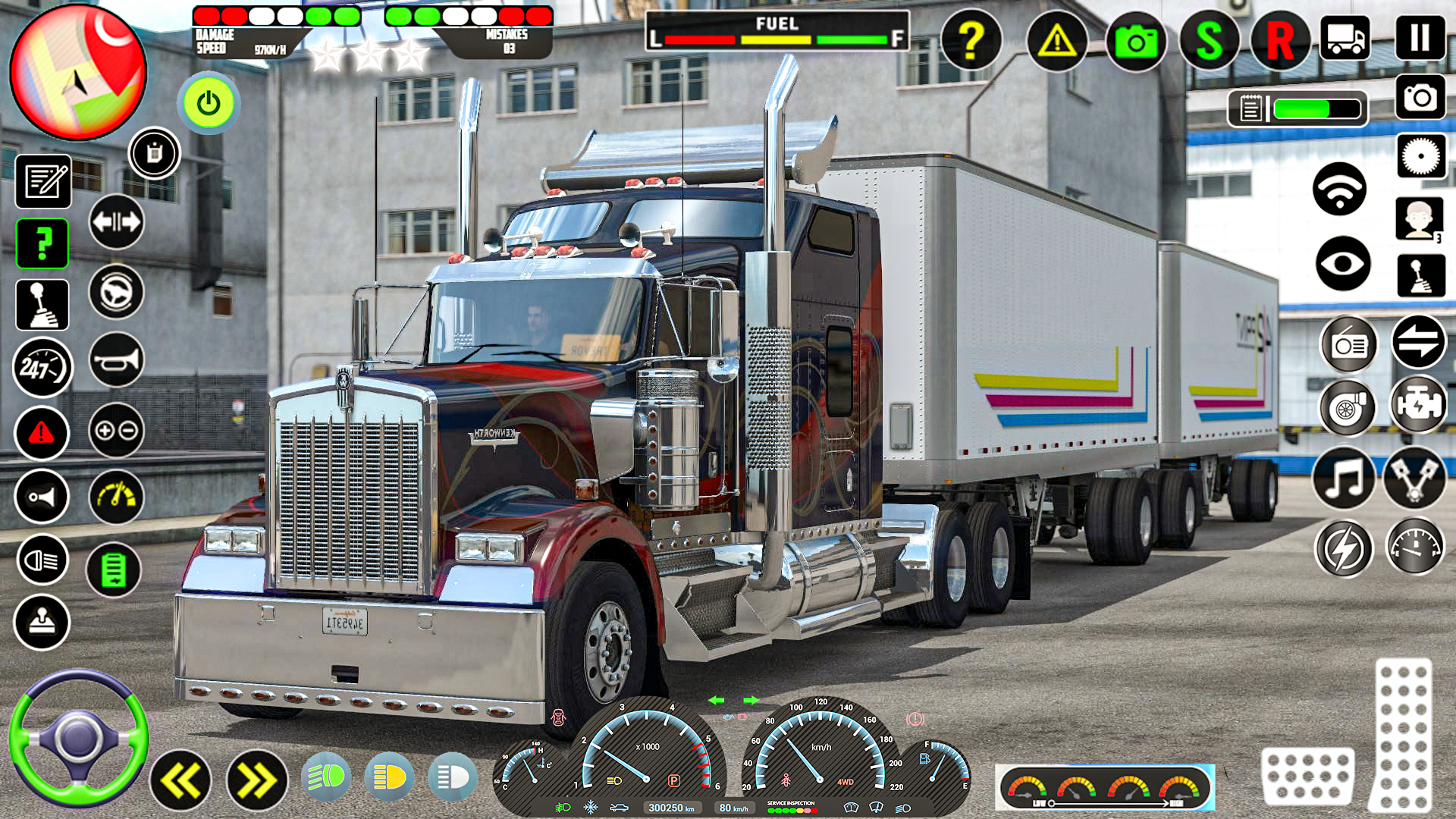 اسکرین شات 5 بازی American Cargo Truck Game 2024