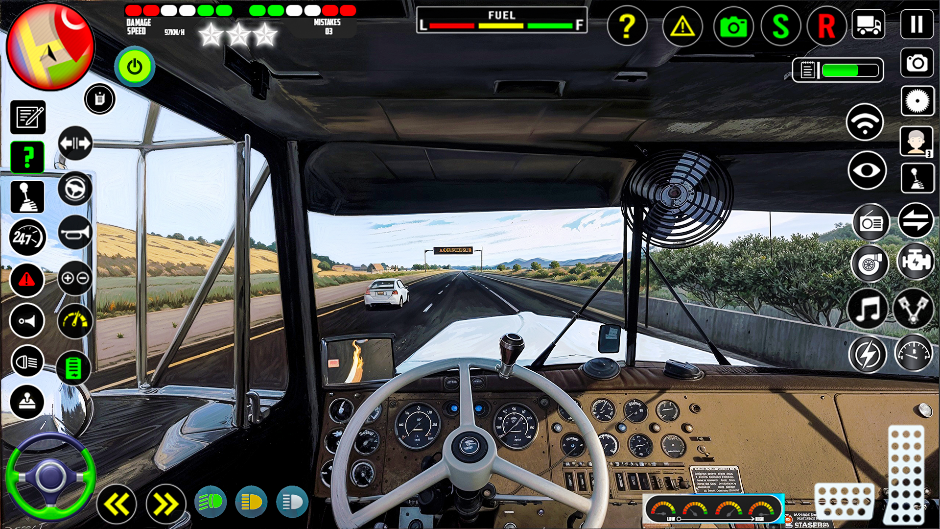اسکرین شات 2 بازی American Cargo Truck Game 2024