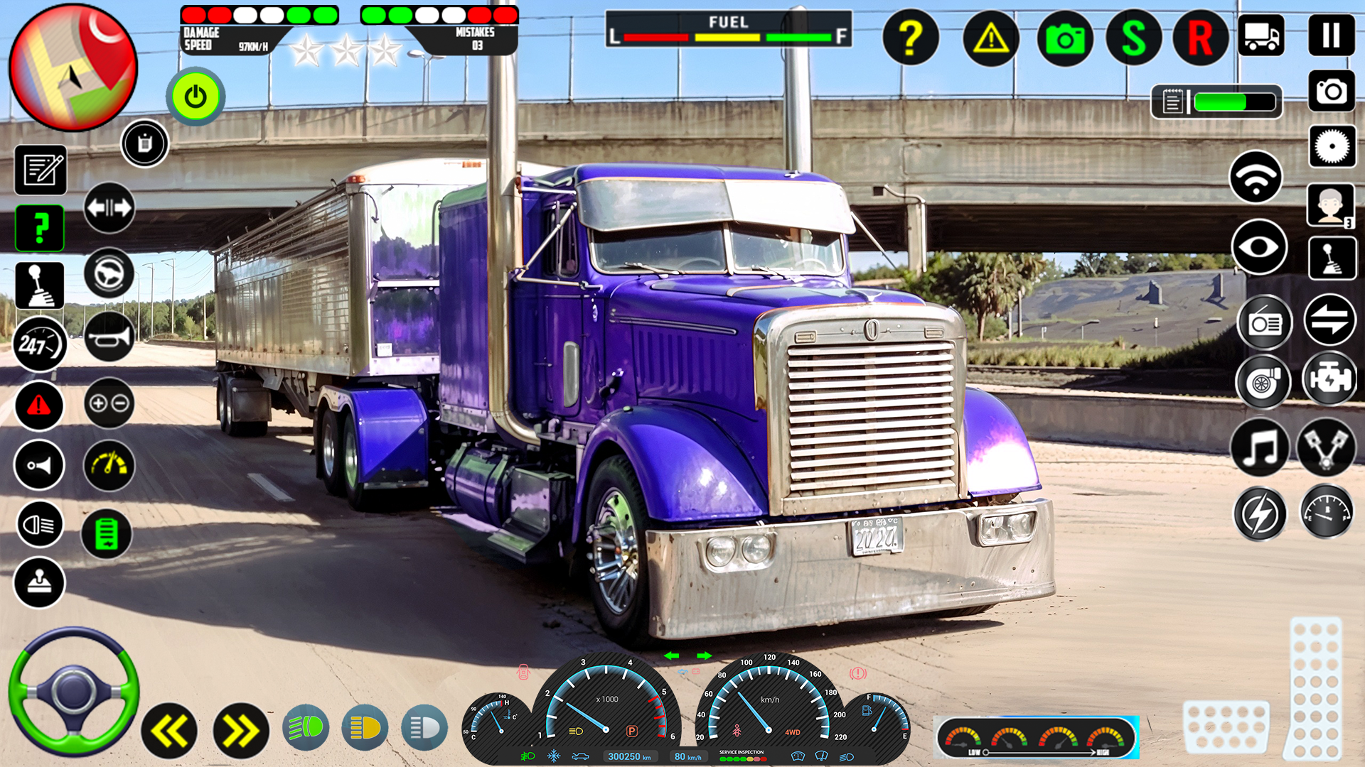 اسکرین شات 7 بازی American Cargo Truck Game 2024