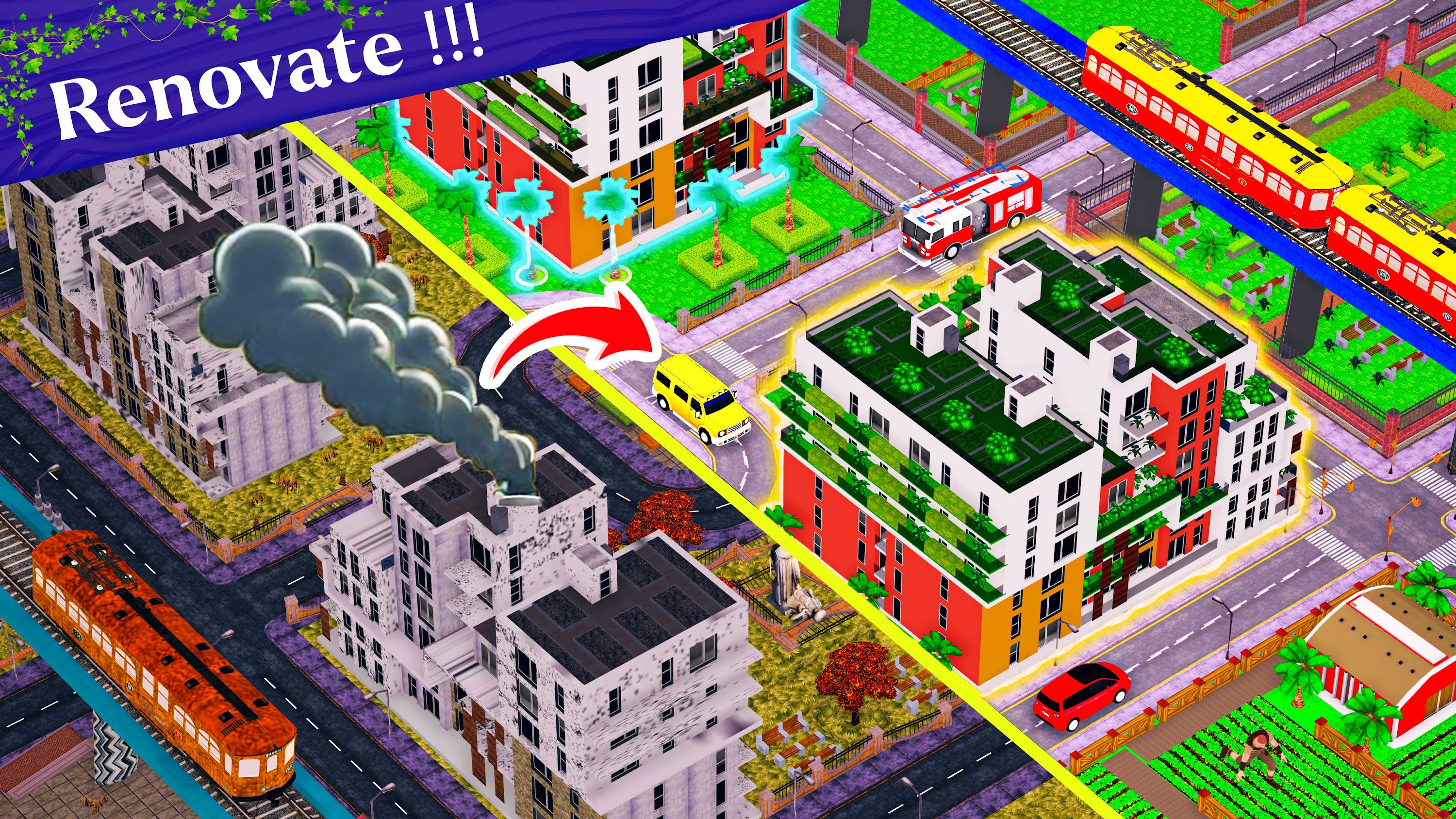 اسکرین شات 8 بازی EcoScape - City Tycoon Games