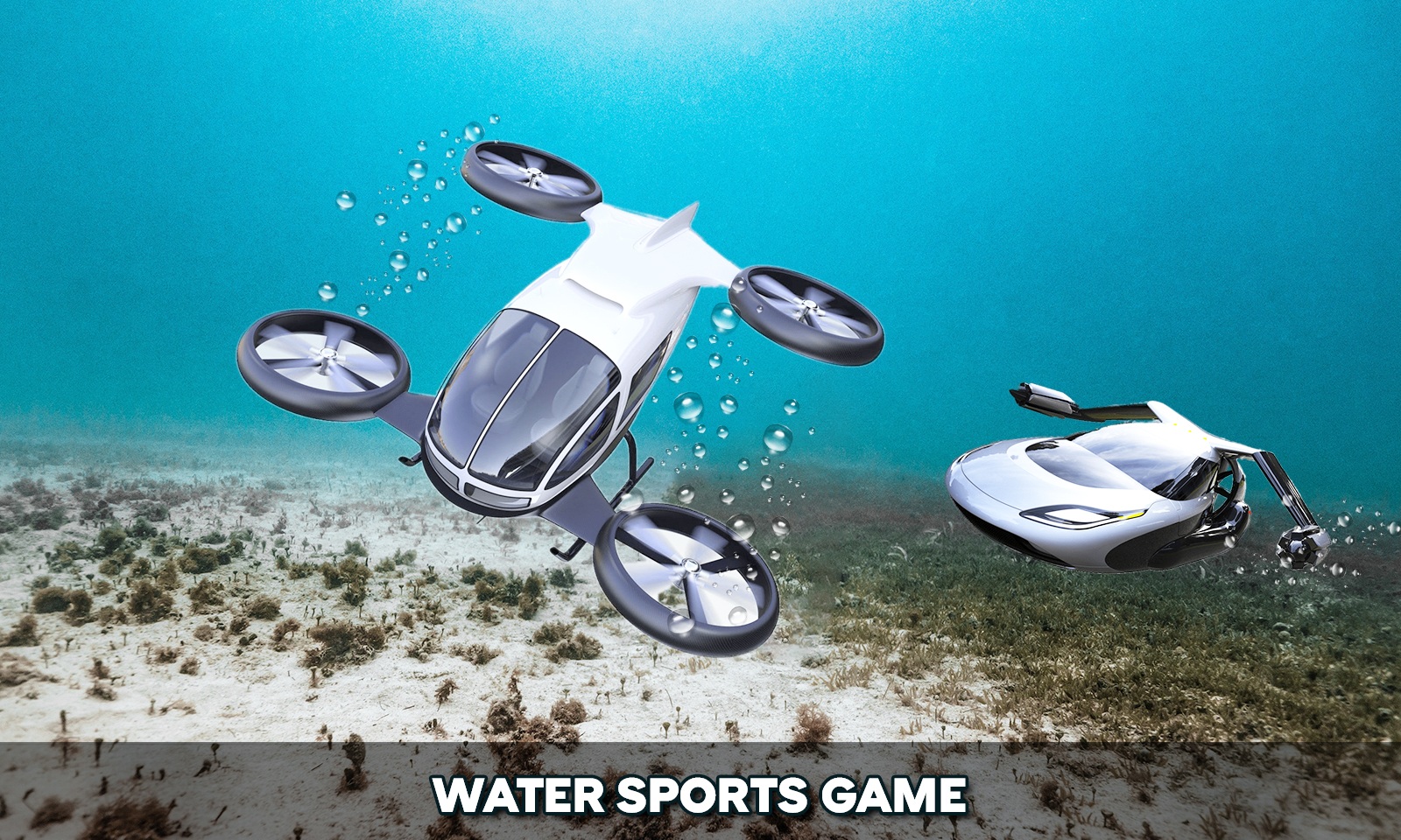 اسکرین شات 6 بازی Floating Underwater Car Sim