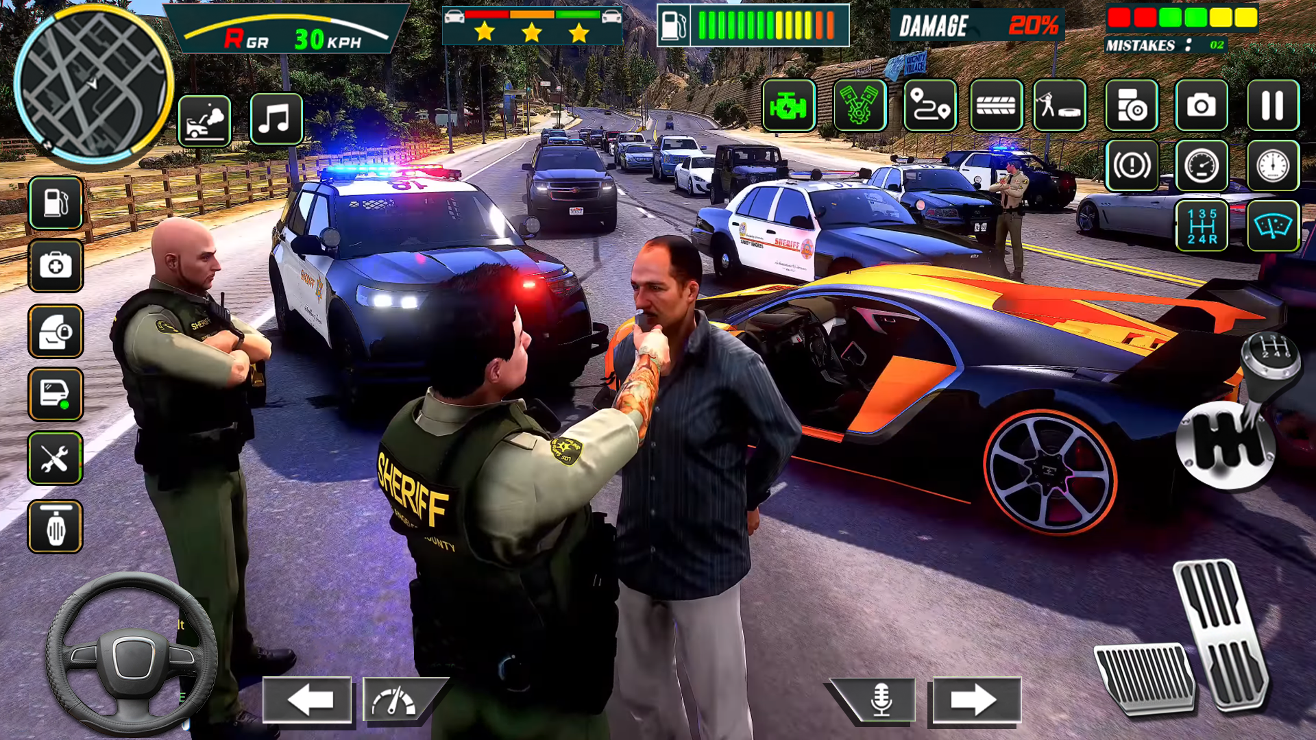 اسکرین شات 3 بازی Police Chase: Cop Game 3D 2024