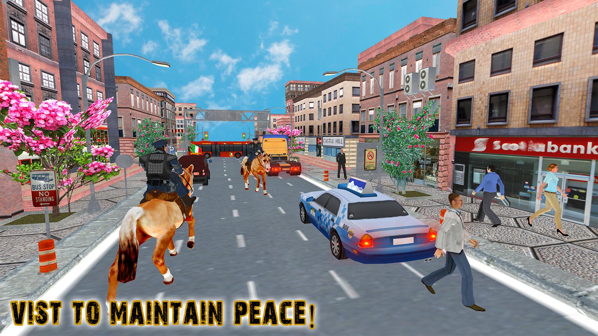 اسکرین شات 2 بازی US Police Horse Criminal Chase