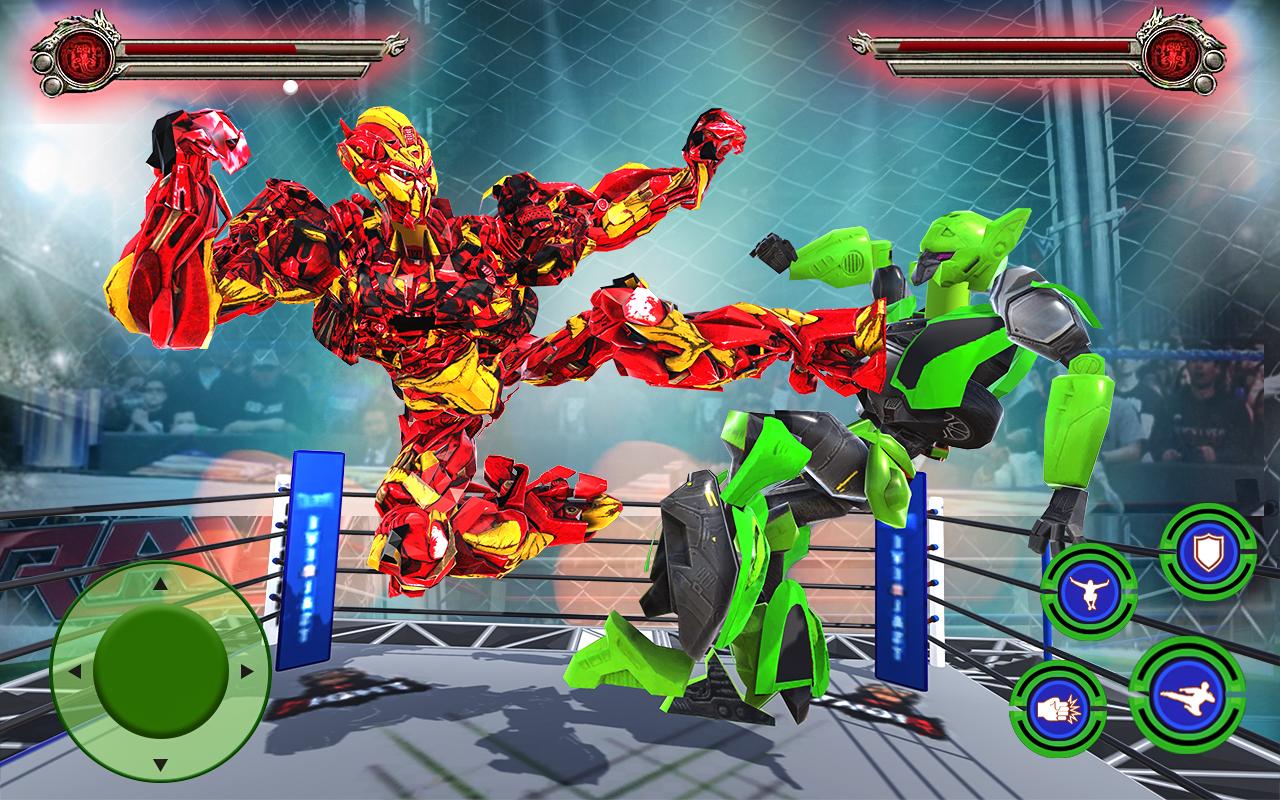 اسکرین شات 3 برنامه Robot Ring Fighting: Wrestling