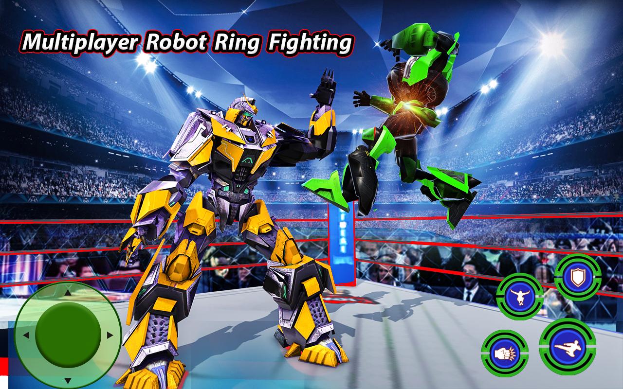 اسکرین شات 5 برنامه Robot Ring Fighting: Wrestling