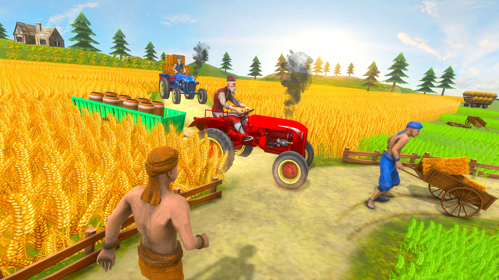 اسکرین شات 1 بازی Real Tractor Farmer Simulator