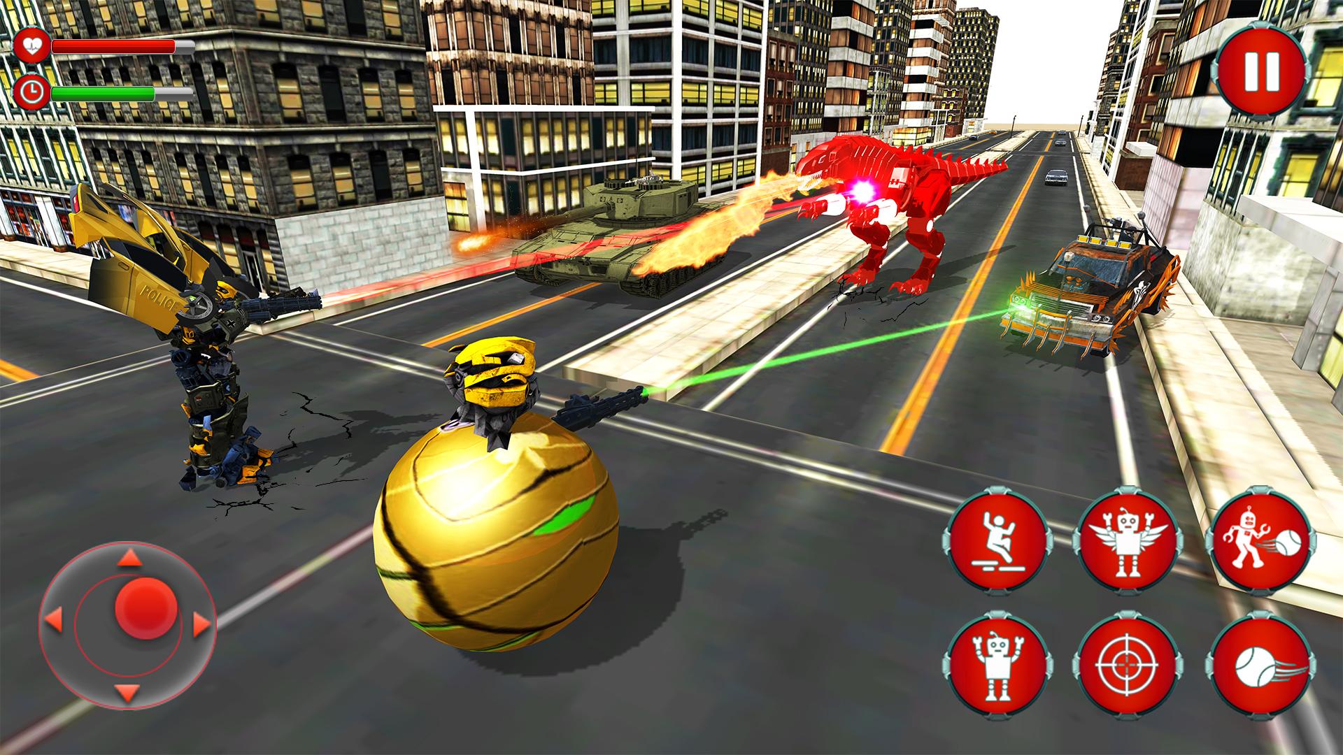اسکرین شات 3 برنامه Robot Ball Simulator Ball Game