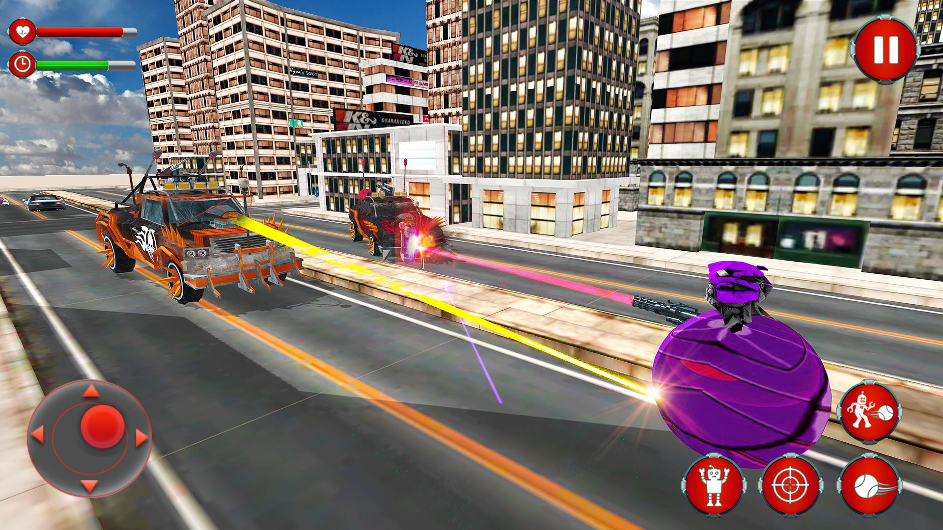 اسکرین شات 4 برنامه Robot Ball Simulator Ball Game