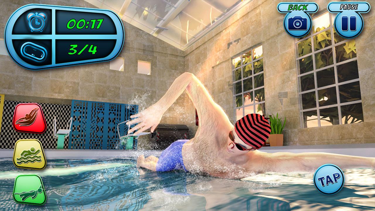 اسکرین شات 6 بازی Swimming Pool Water Race Game