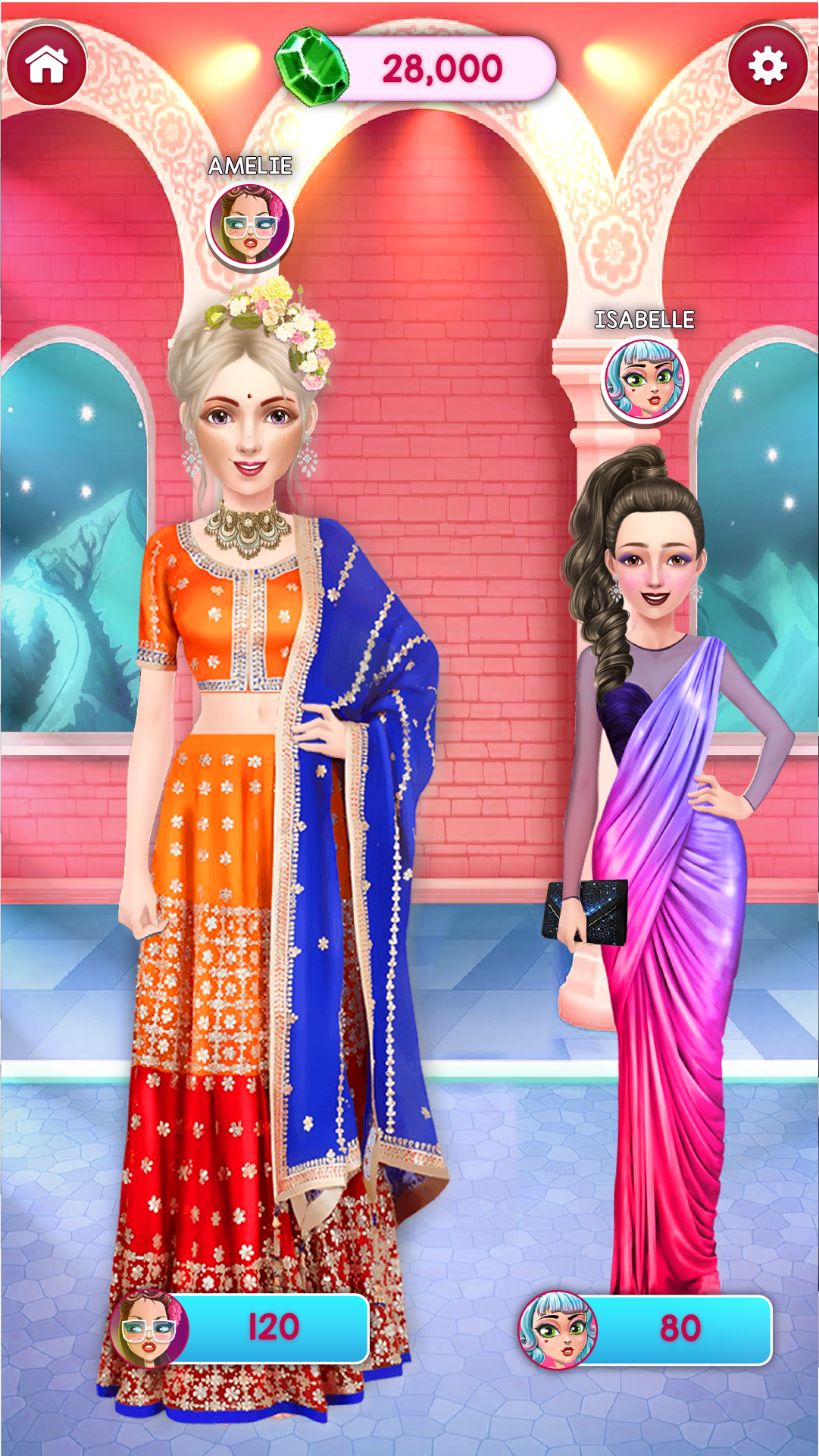 اسکرین شات 3 بازی Fashion Girl Dress Up Game