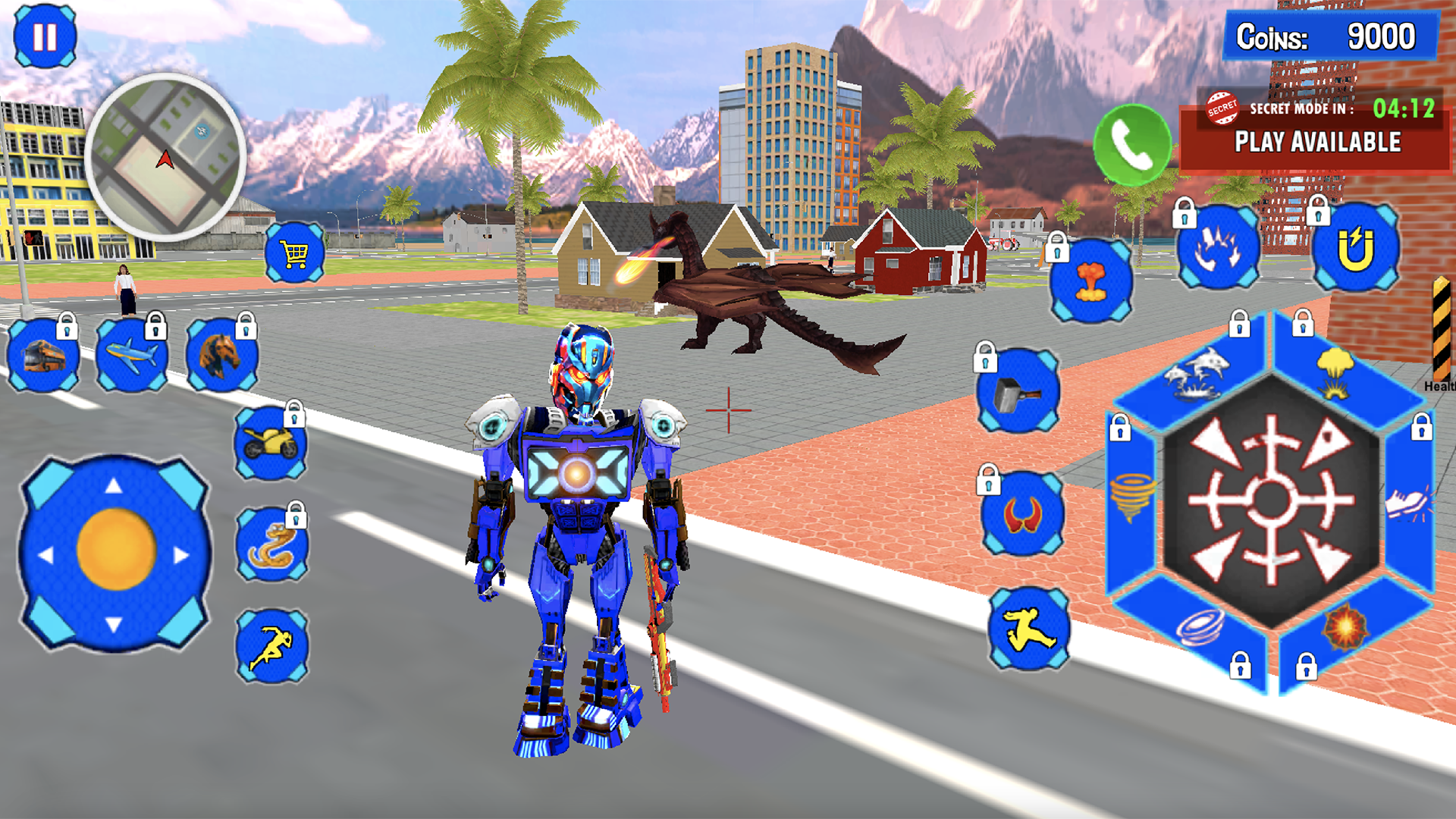 اسکرین شات 1 بازی Toilet Robot Monster Game 3D