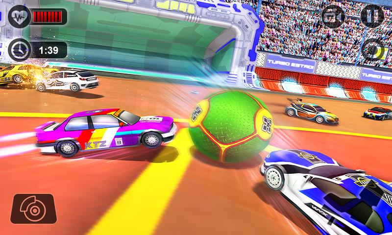 اسکرین شات 1 برنامه Soccer Car Ball Game
