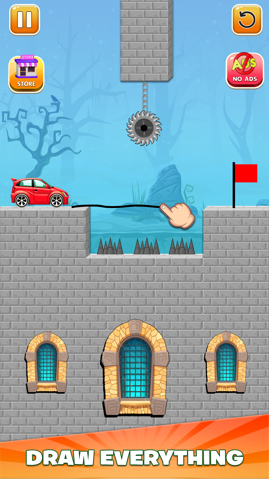 اسکرین شات 1 بازی Draw Bridge: Rush to Rescue