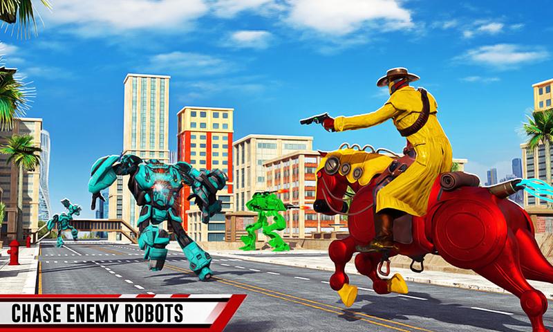 اسکرین شات 4 برنامه Cowboy Hero Superhero Game