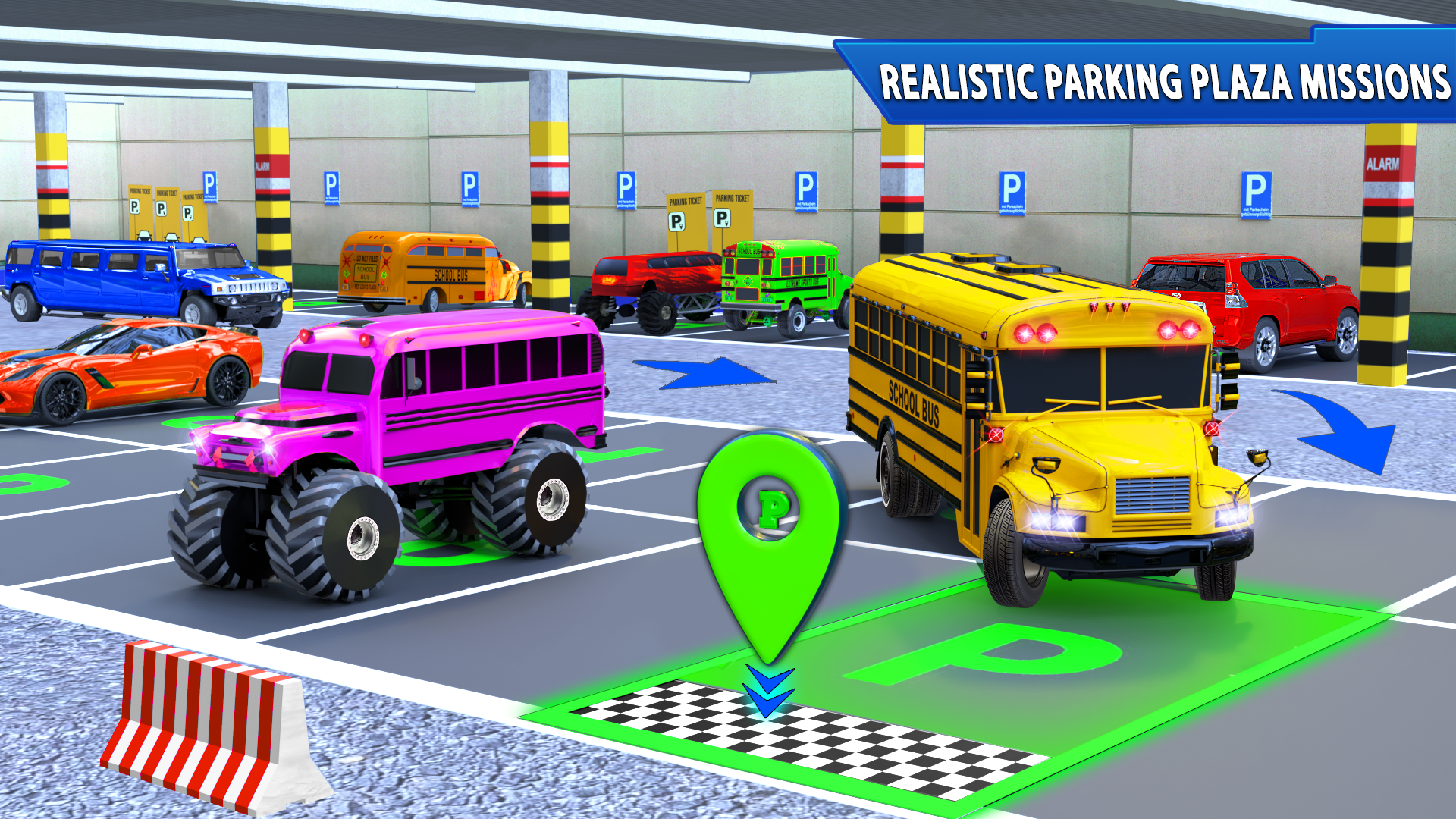 اسکرین شات 2 برنامه City School Bus Driving Sim 3D