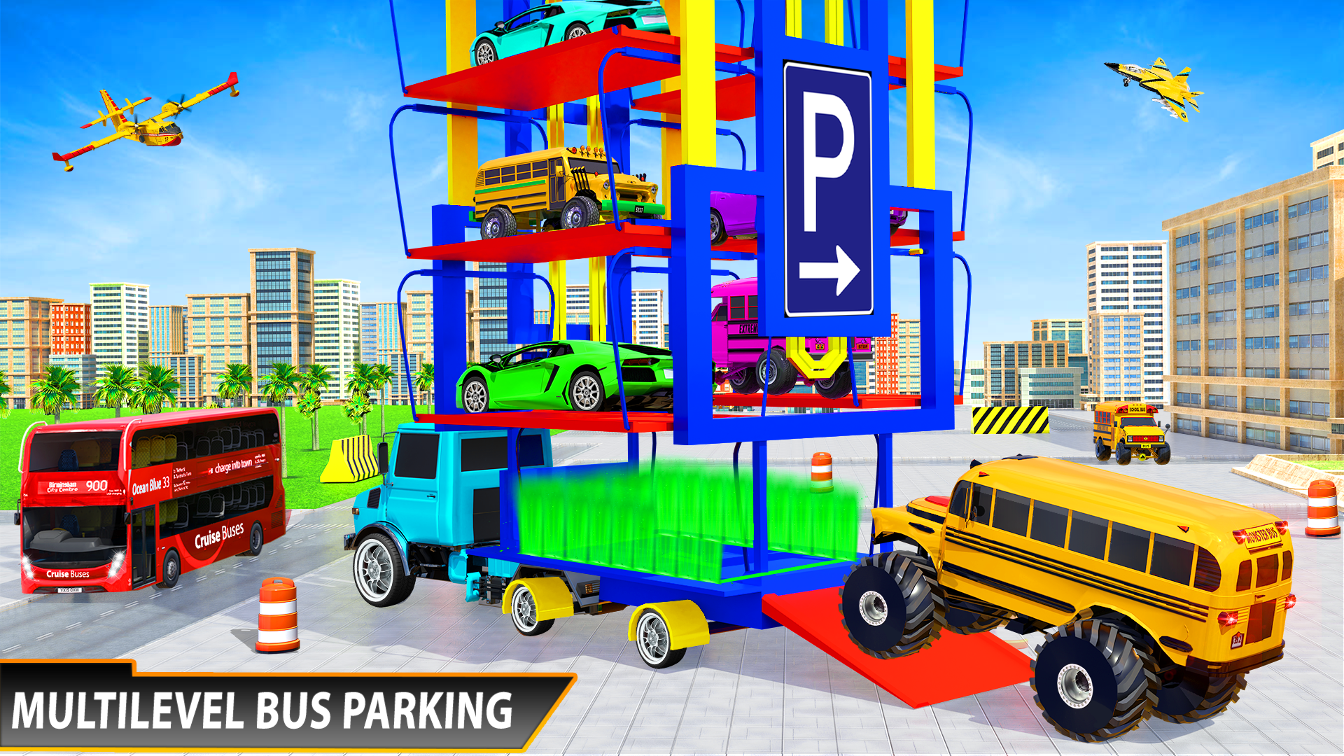 اسکرین شات 5 برنامه City School Bus Driving Sim 3D