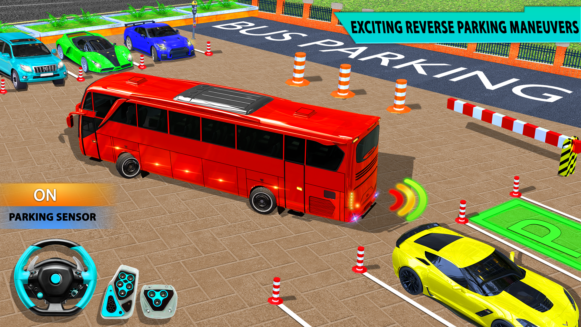 اسکرین شات 4 برنامه City School Bus Driving Sim 3D