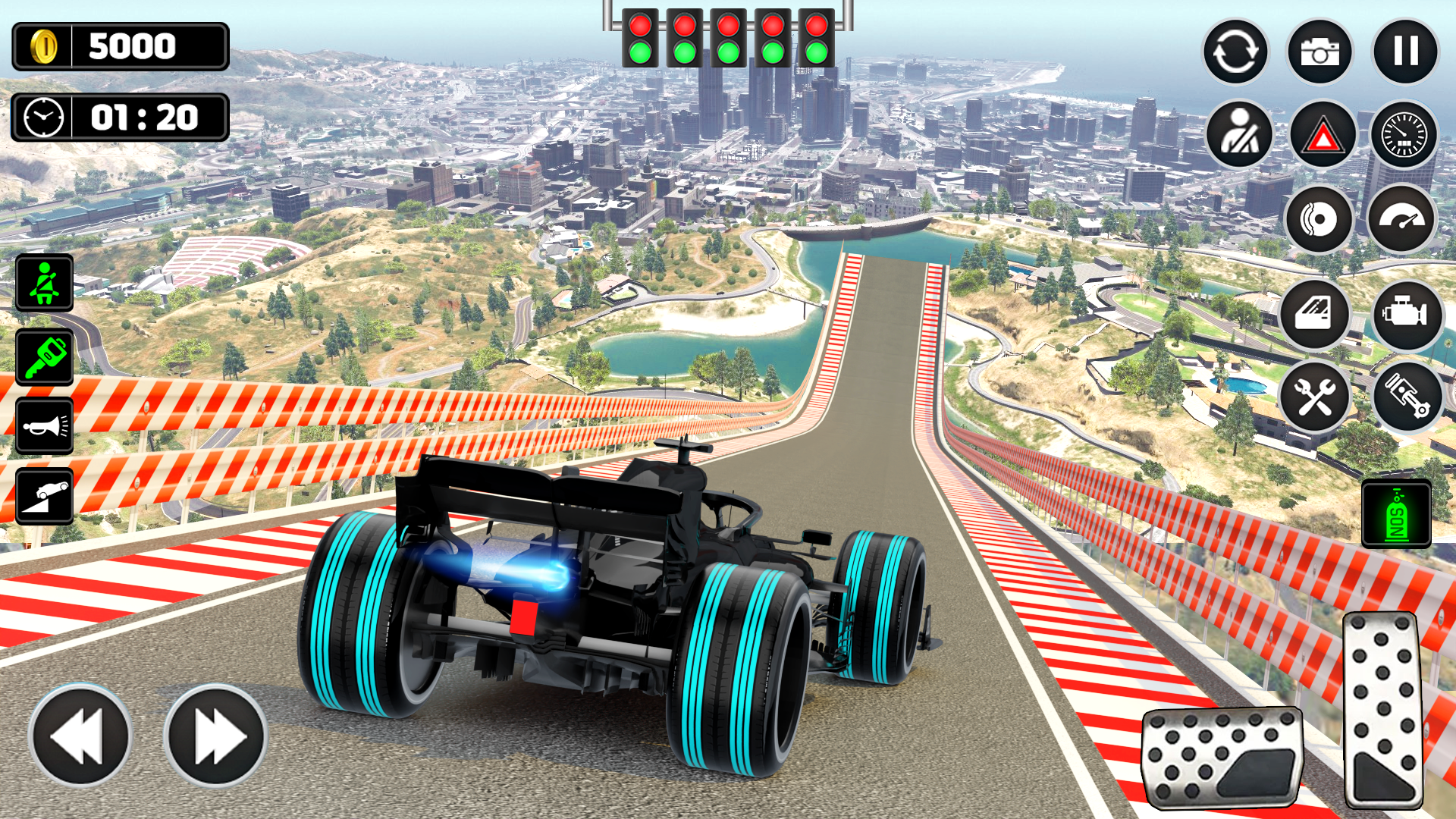 اسکرین شات 3 بازی Formula Car Racing: Car Stunt