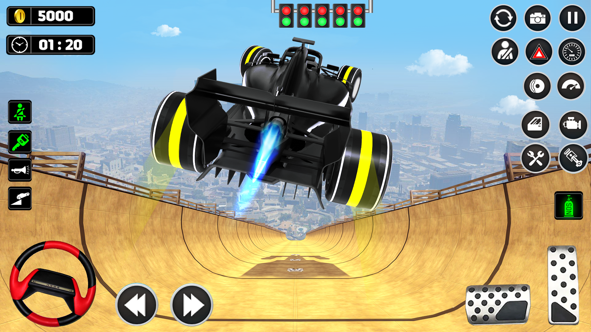 اسکرین شات 2 بازی Formula Car Racing: Car Stunt