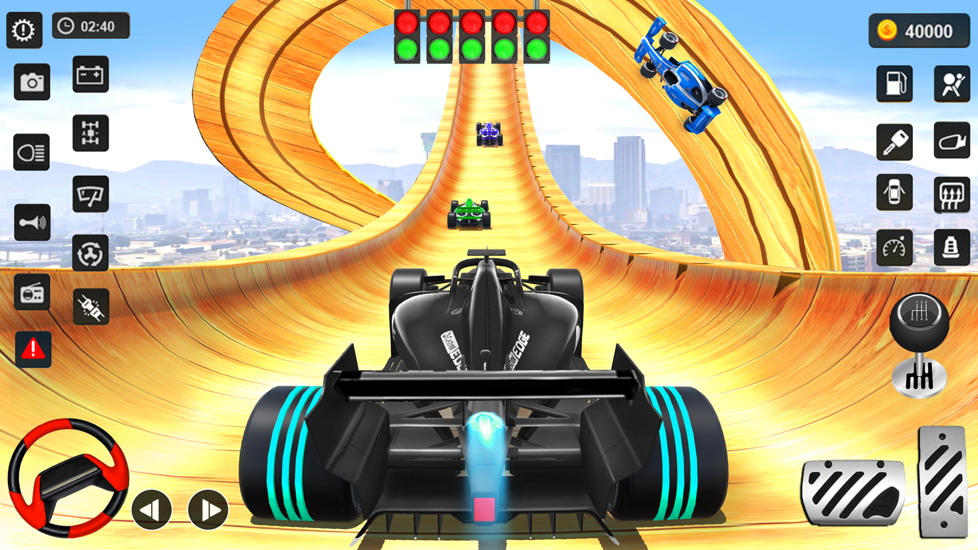 اسکرین شات 1 بازی Formula Car Racing: Car Stunt