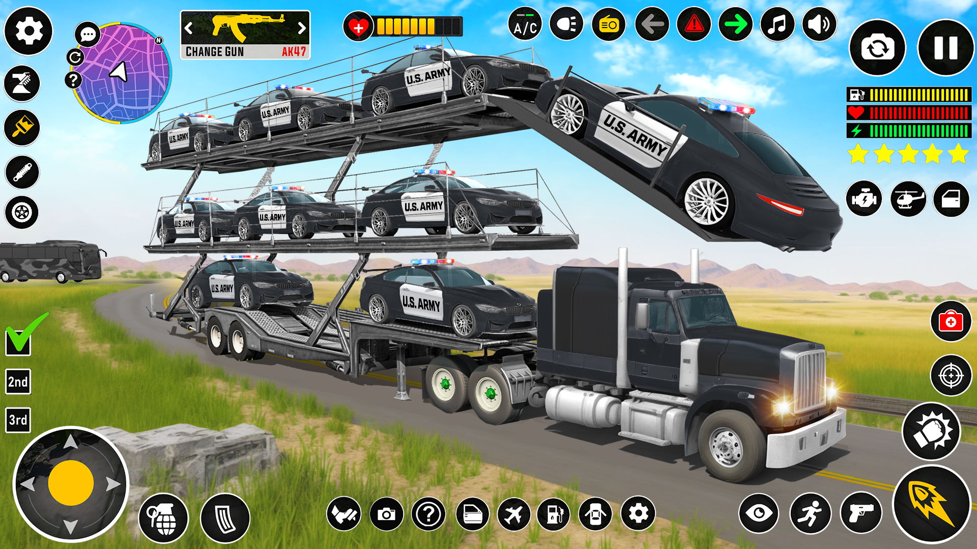 اسکرین شات 4 برنامه Truck Simulator 3D: Truck Game