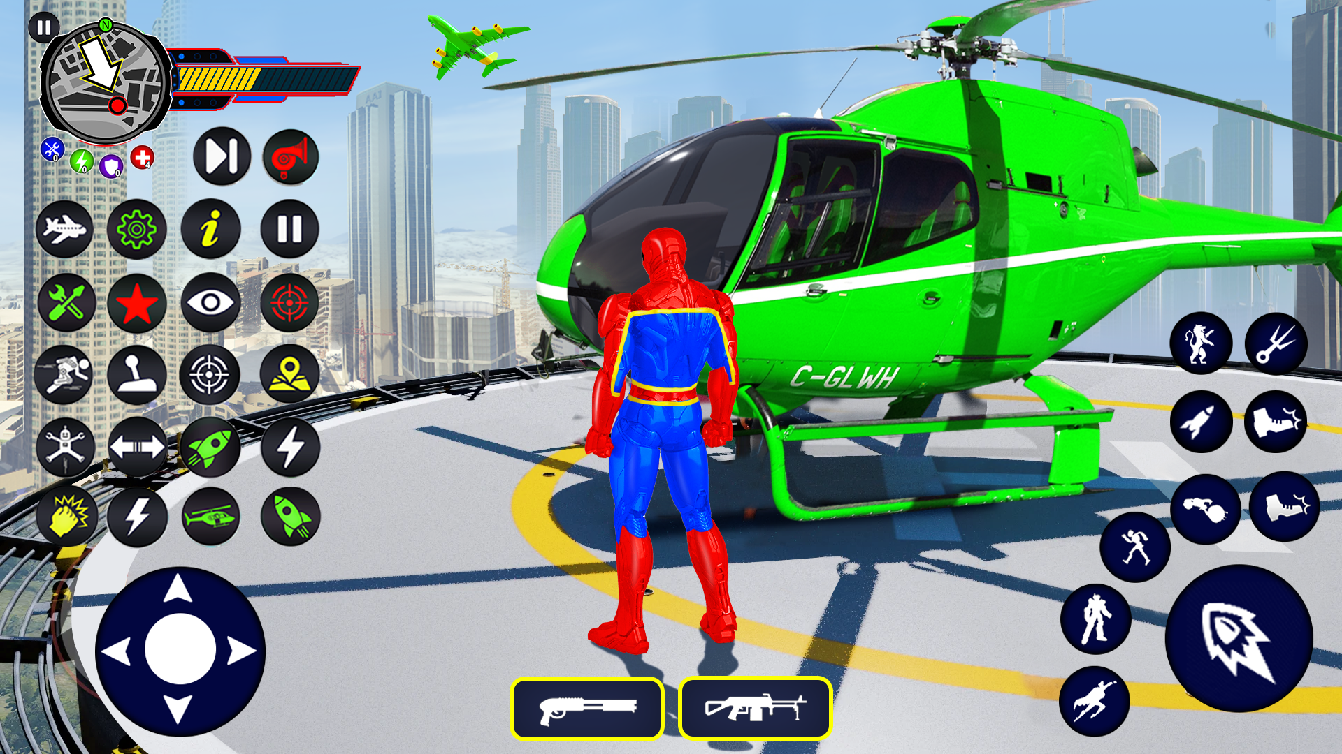 اسکرین شات 1 برنامه Spider Rope Hero: Action Game