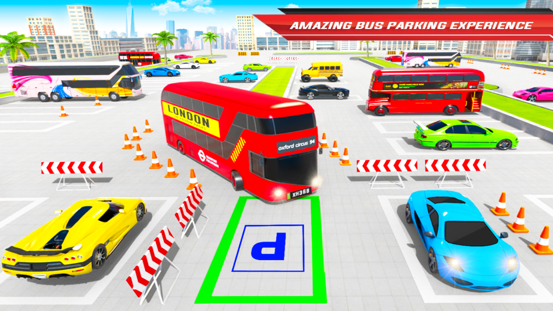 اسکرین شات 3 بازی City Coach Bus Driving Sim 3D