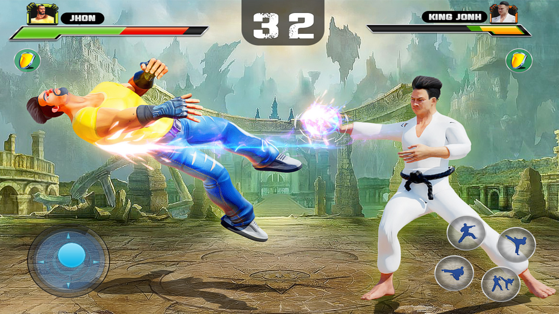 اسکرین شات 6 برنامه Karate Hero Kung Fu Fighting