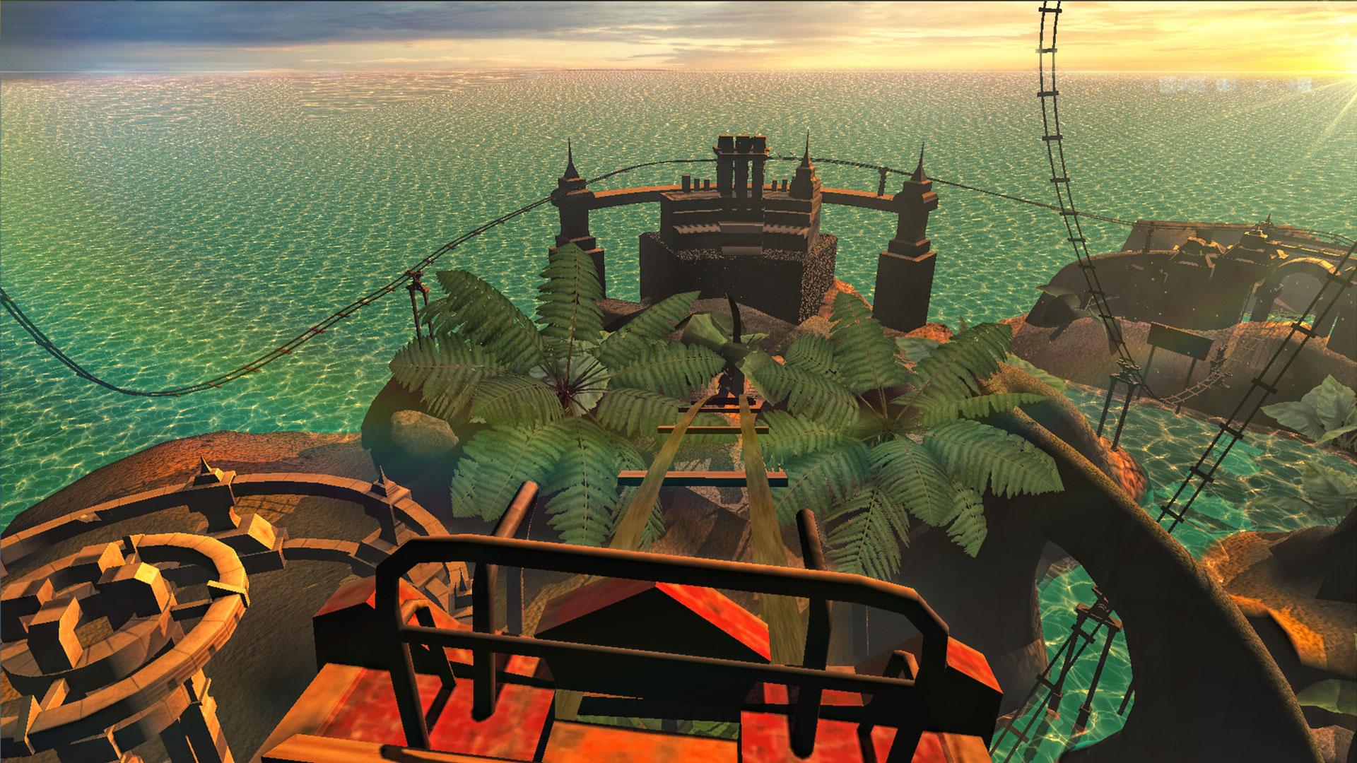 اسکرین شات 4 بازی VR Roller Coaster Sunset
