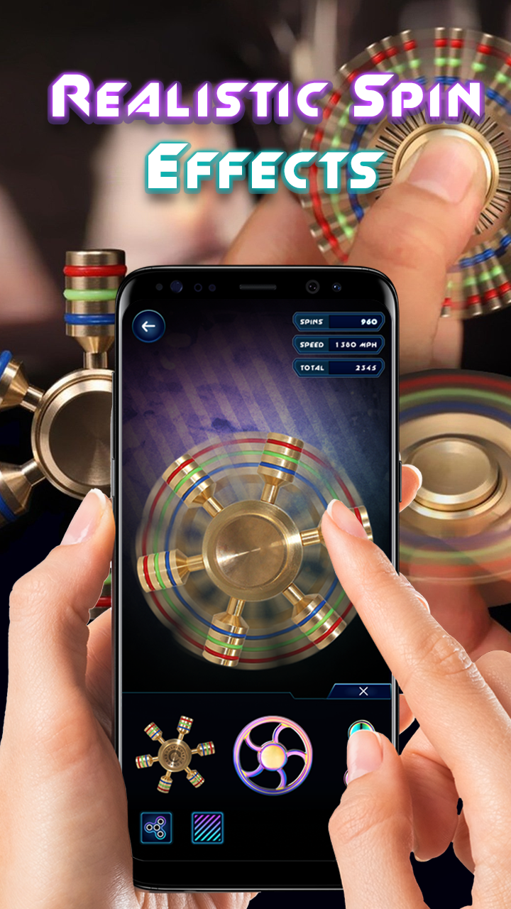 اسکرین شات 2 برنامه Fidget Spinner - iSpinner