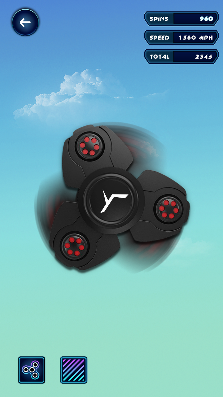 اسکرین شات 3 برنامه Fidget Spinner - iSpinner