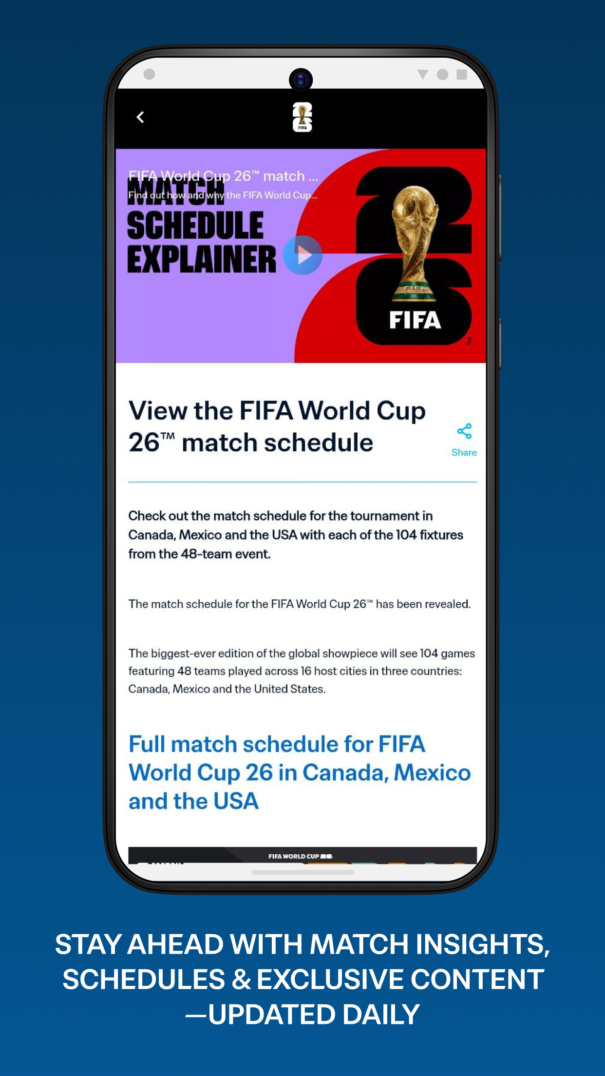 اسکرین شات 3 برنامه FIFA Official App