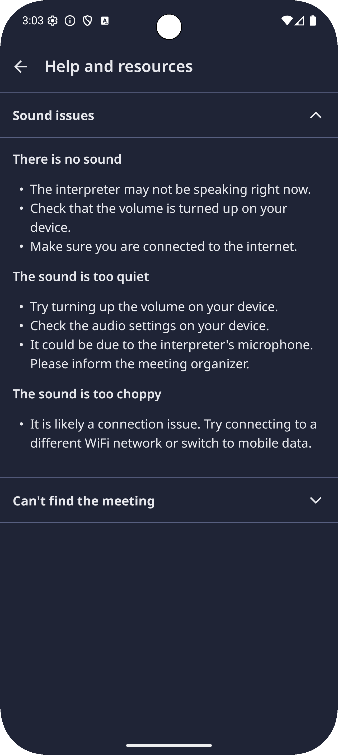 اسکرین شات 4 برنامه FIFA Interpreting