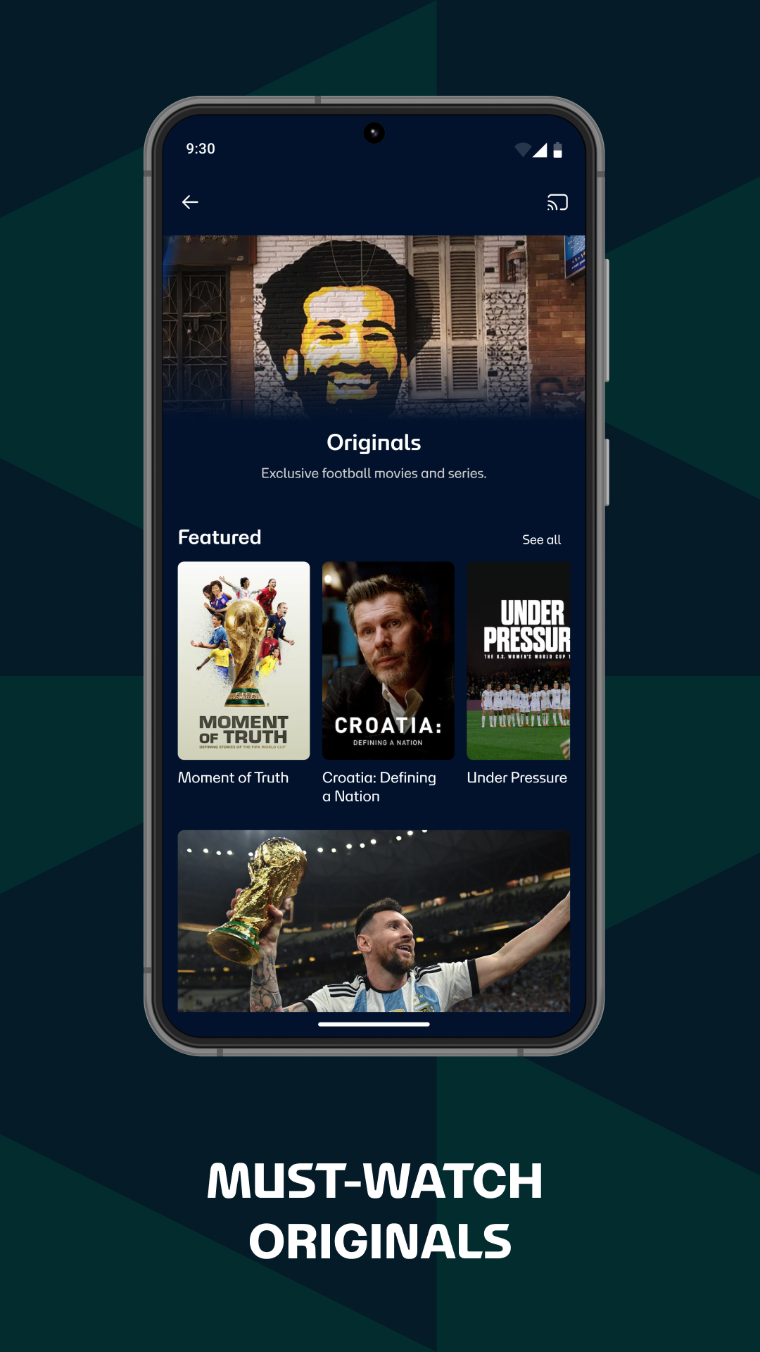 اسکرین شات 6 برنامه FIFA+ | Football streaming app