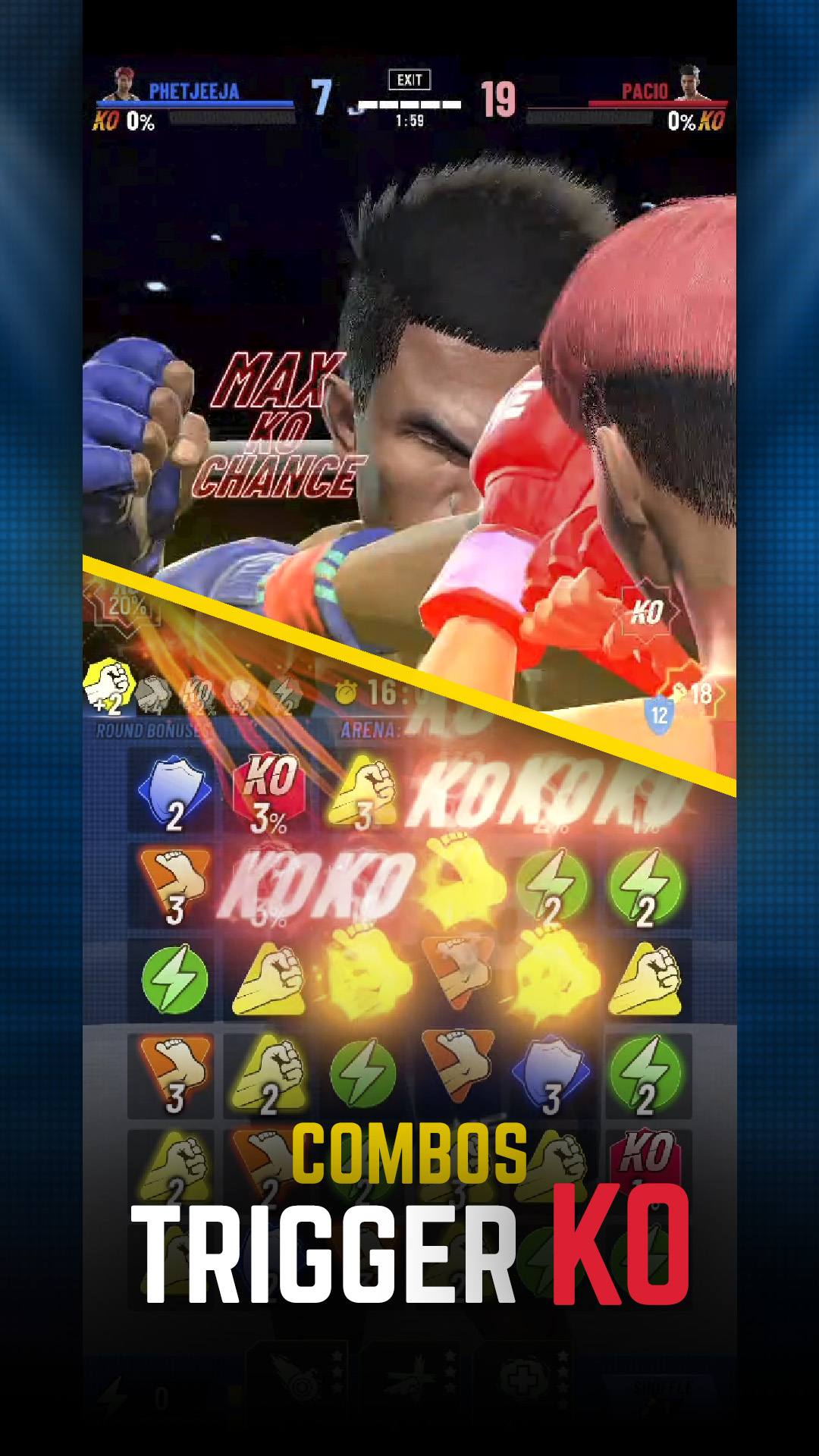 اسکرین شات 2 بازی ONE Fight Arena: Match3 PvP