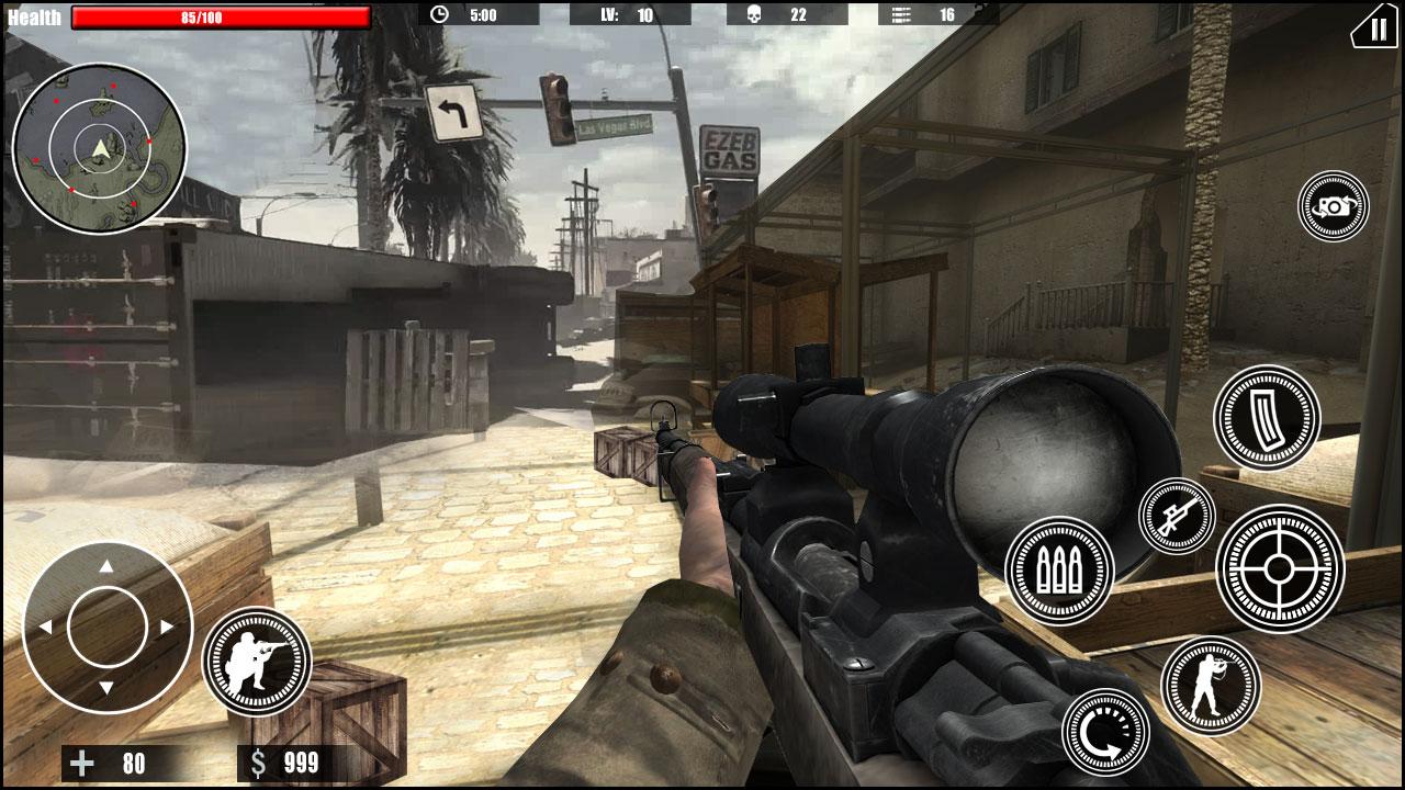 اسکرین شات 3 بازی WW2 Sniper Gun War Games