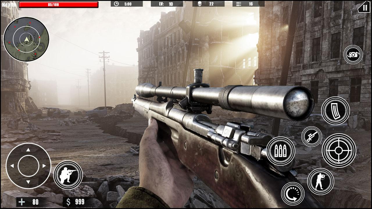 اسکرین شات 5 بازی WW2 Sniper Gun War Games