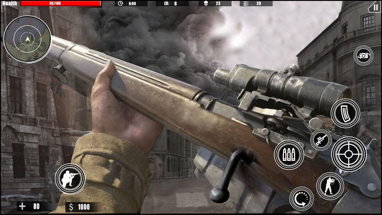 اسکرین شات 1 بازی WW2 Sniper Gun War Games