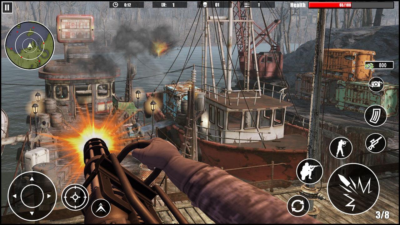 اسکرین شات 4 بازی Gunner Navy Warship FPS Battle