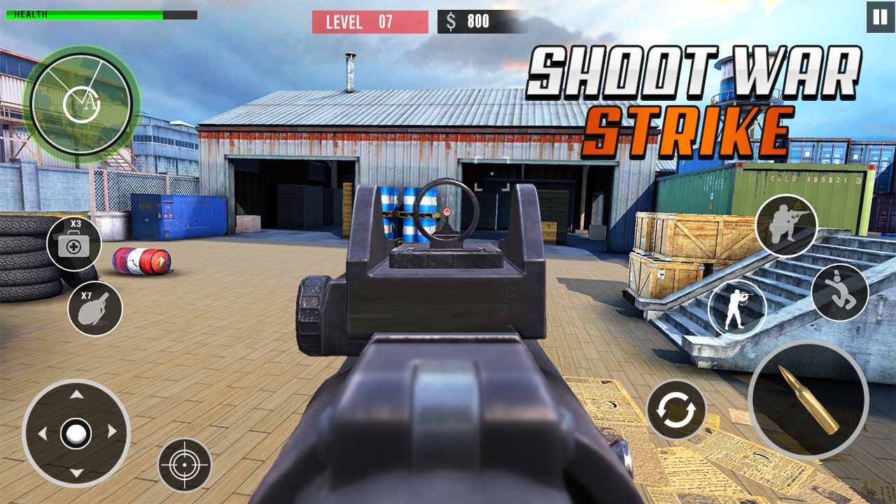 اسکرین شات 3 بازی Shoot War Strike : fps Ops