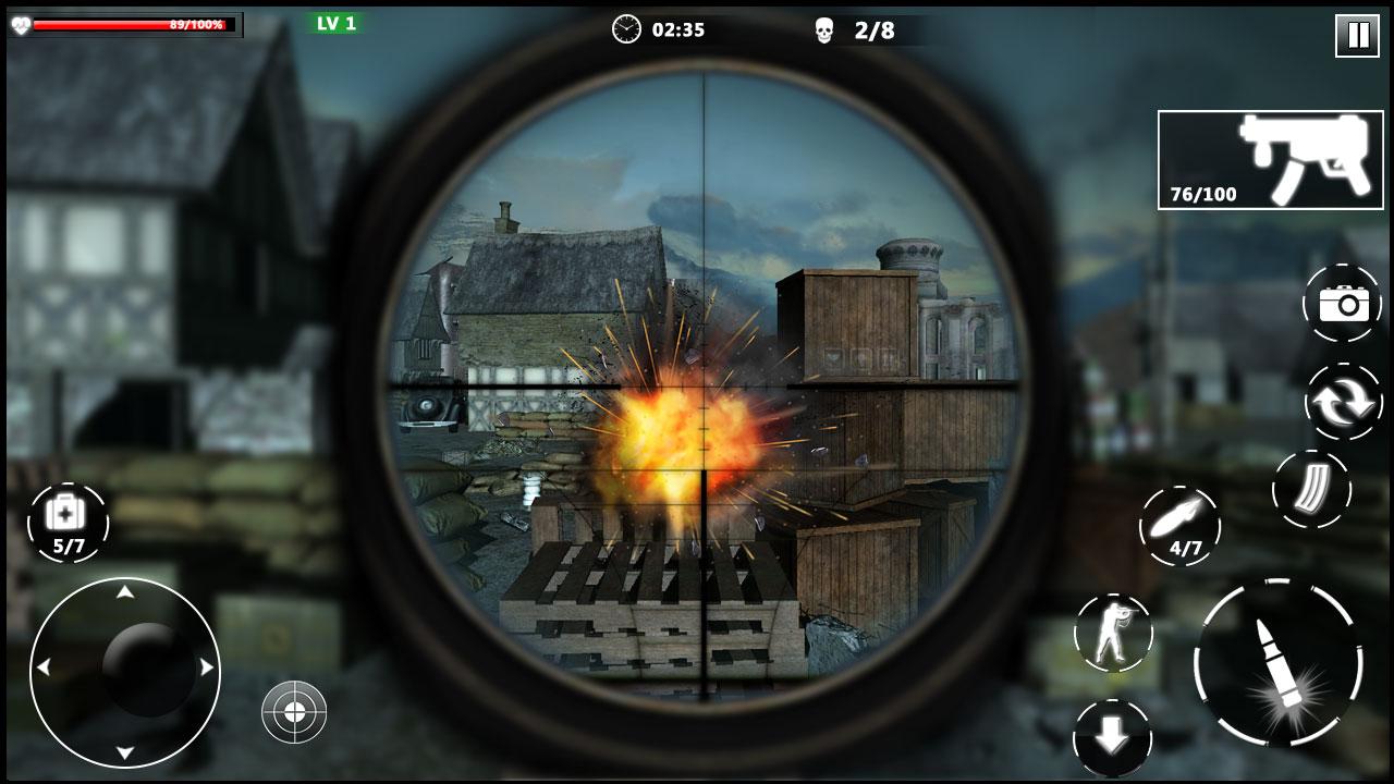 اسکرین شات 4 بازی Commando Strike: War FPS Games
